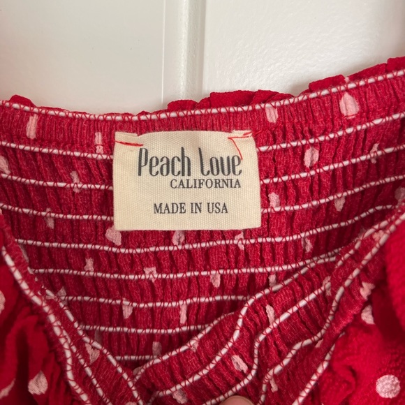 NWOT ModCloth XS peach love California dress - Picture 4 of 5